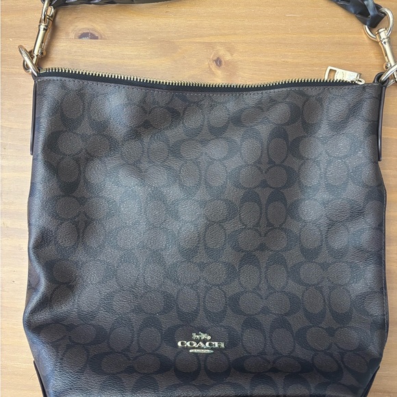 Coach Handbags - Coach Brown Monogram Shoulder Bag